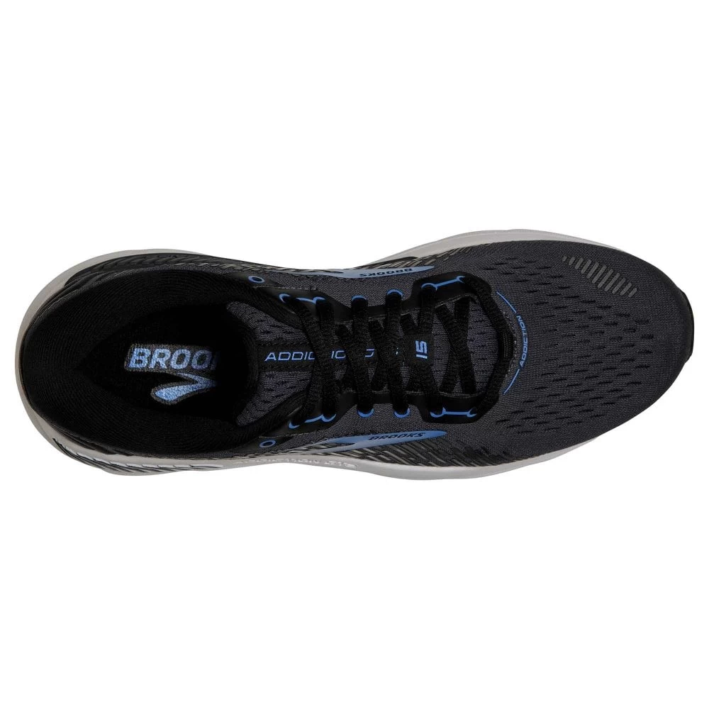 BROOKS Addiction GTS 15 Wide 2E Mens Running Shoes India Ink/Black/Blue 2 BROOKS Addiction GTS 15 Wide 2E Mens Running Shoes India Ink/Black/Blue - Image 2