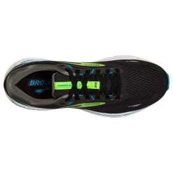 BROOKS Adrenaline GTS 23 Wide 2E Mens Running Shoes Black/Hawaiian Ocean/Green -Best Shoe Store adrenaline gts 23 wide 2e mens running shoes black hawaiian ocean green p8217 32632 image