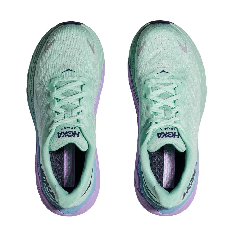 Hoka Arahi 6 Wide D Womens Running Shoes Sunlit Ocean/Lilac Mist 3 Hoka Arahi 6 Wide D Womens Running Shoes Sunlit Ocean/Lilac Mist - Image 3