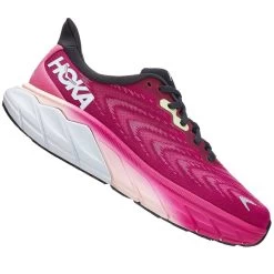 Hoka Arahi 6 Womens Running Shoes Festival Fuscia/Ibis Rose