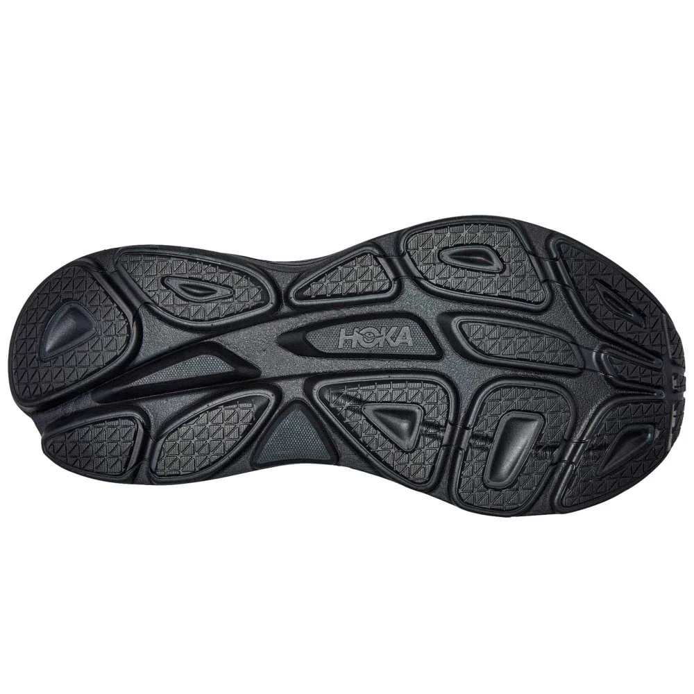 Hoka Bondi 8 Extra Wide 4E Mens Running Shoes Black/Black 4 Hoka Bondi 8 Extra Wide 4E Mens Running Shoes Black/Black - Image 4