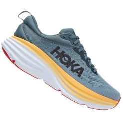 Hoka Bondi 8 Extra Wide 4E Mens Running Shoes Goblin Blue/Mountain Spring