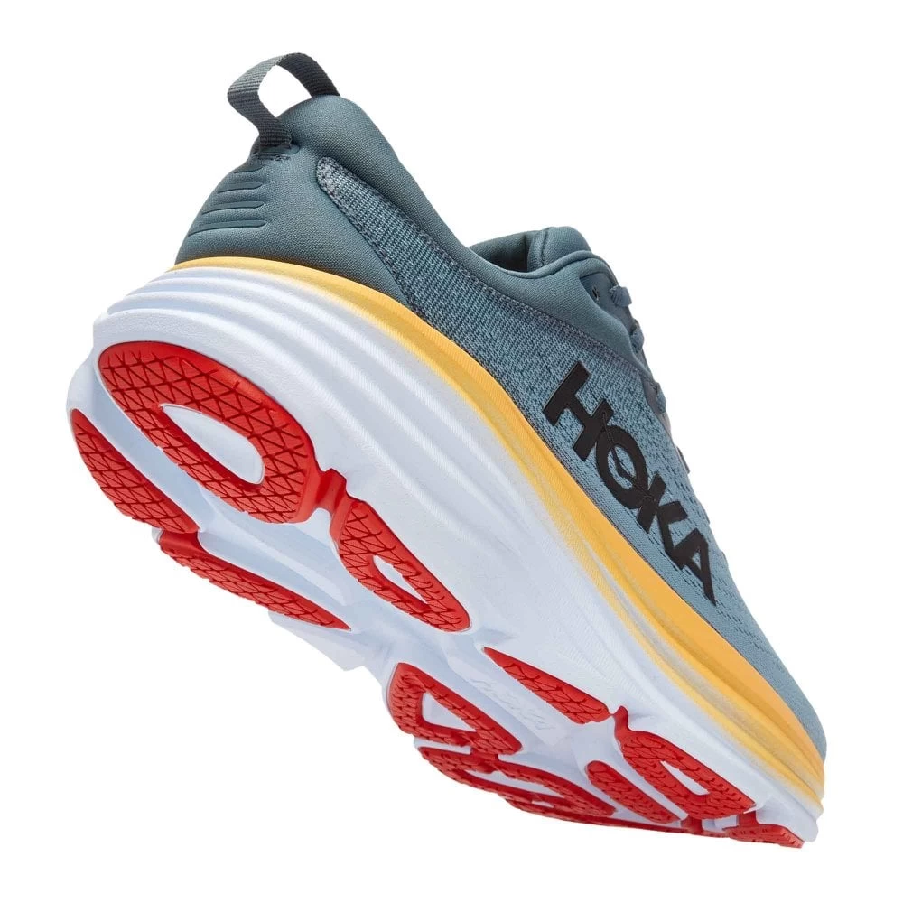 Hoka Bondi 8 Mens Running Shoes Goblin Blue/Mountain Spring 2 Hoka Bondi 8 Mens Running Shoes Goblin Blue/Mountain Spring - Image 2