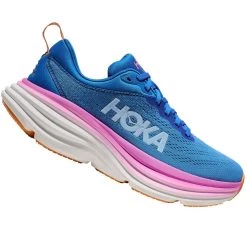 Hoka Bondi 8 Wide D Womens Running Shoes Coastal Sky/All Aboard