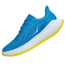 Hoka Carbon X 2 Womens Running Shoes Diva Blue/Citrus -Best Shoe Store carbon x 2 womens running shoes diva blue citrus p6562 25870 image