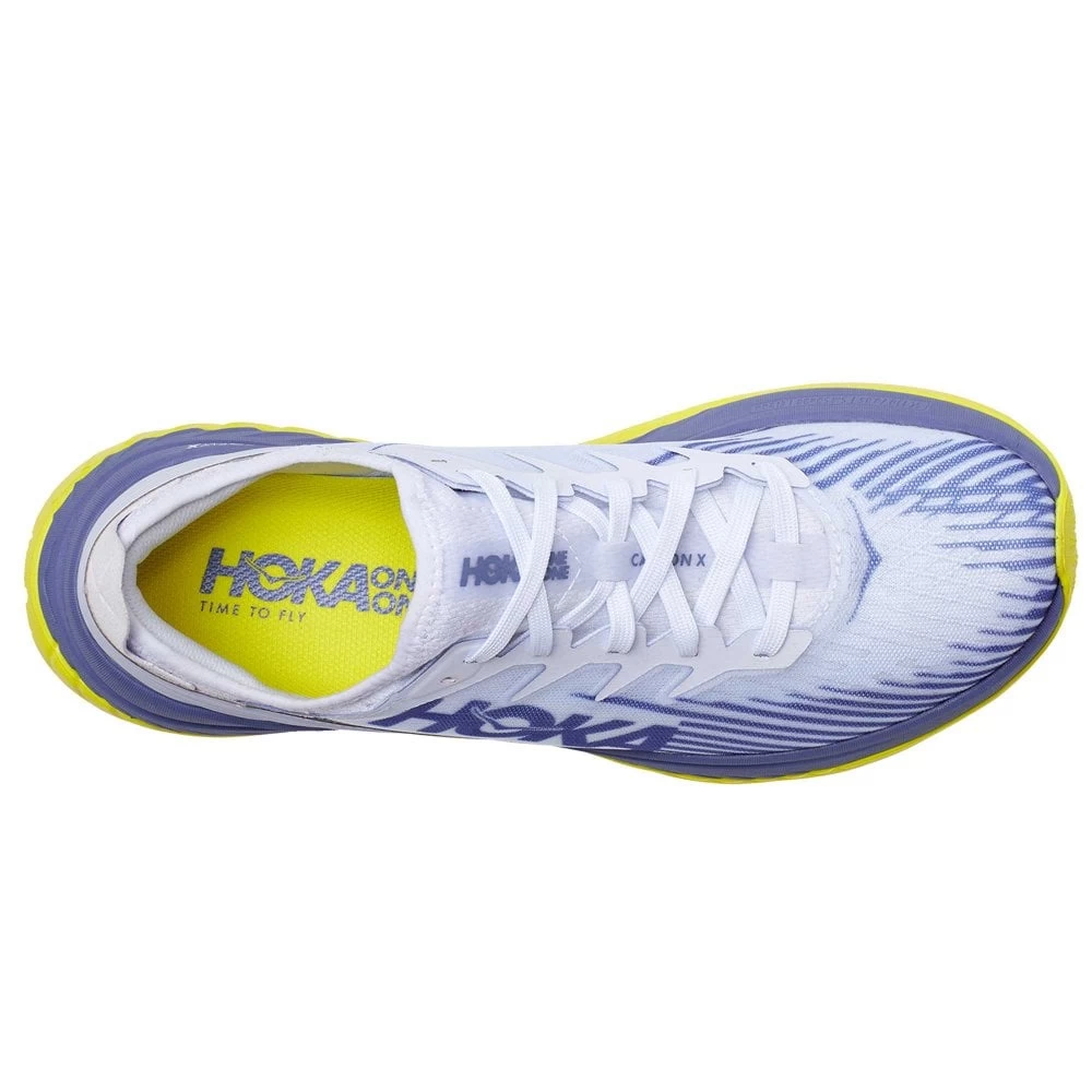 Hoka Carbon X-SPE Road Running Shoes White/Blue Ice 2 Hoka Carbon X-SPE Road Running Shoes White/Blue Ice - Image 2