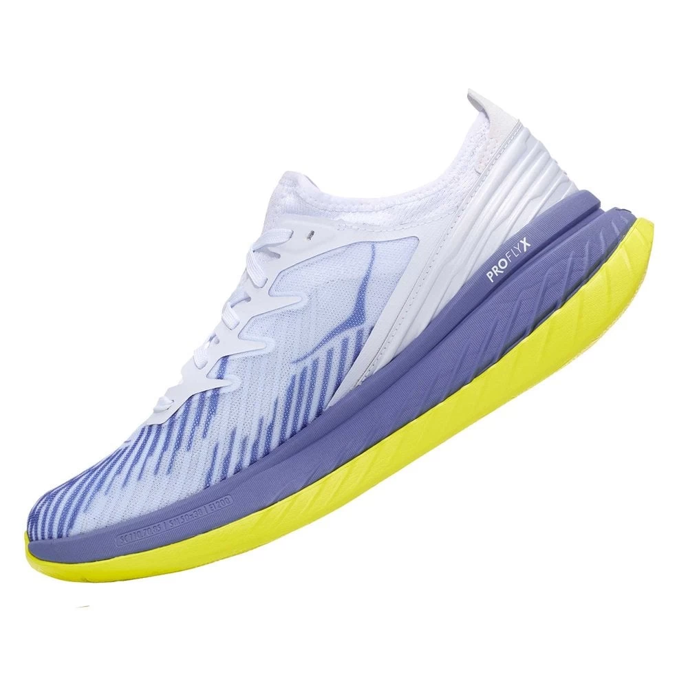 Hoka Carbon X-SPE Road Running Shoes White/Blue Ice 4 Hoka Carbon X-SPE Road Running Shoes White/Blue Ice - Image 4