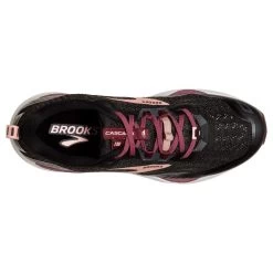 BROOKS Cascadia 15 Womens Trail Running Shoes Black/Ebony/Coral Cloud -Best Shoe Store cascadia 15 womens b width standard cushioned trail running shoes black ebony coral cloud p5936 23397 image