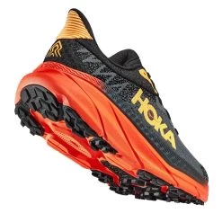 Hoka Challenger 7 Mens Trail Running Shoes Castlerock/Flame -Best Shoe Store challenger 7 mens trail running shoes castlerock flame p8283 32930 image