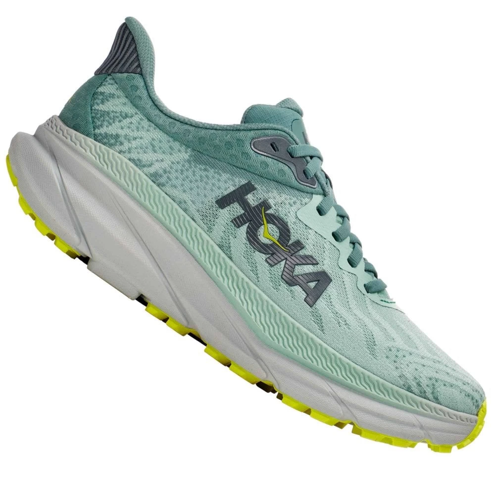 Hoka Challenger 7 Wide D Womens Trail Running Shoes Mist Green/Trellis 1 Hoka Challenger 7 Wide D Womens Trail Running Shoes Mist Green/Trellis