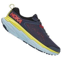 Hoka Challenger ATR 6 Wide 2E Mens Trail Running Shoes Ombre Blue/Green Sheen