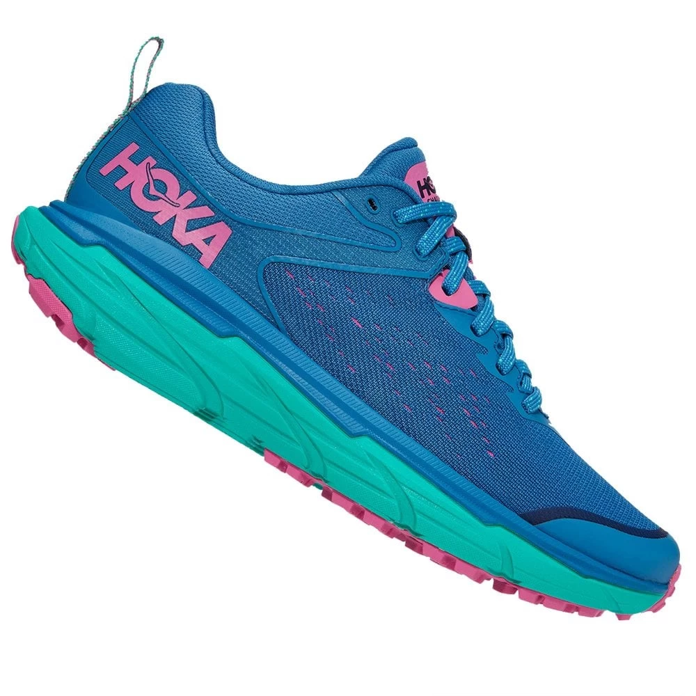 Hoka Challenger ATR 6 Womens Trail Running Shoes Vallarta Blue/Atlantis 1 Hoka Challenger ATR 6 Womens Trail Running Shoes Vallarta Blue/Atlantis