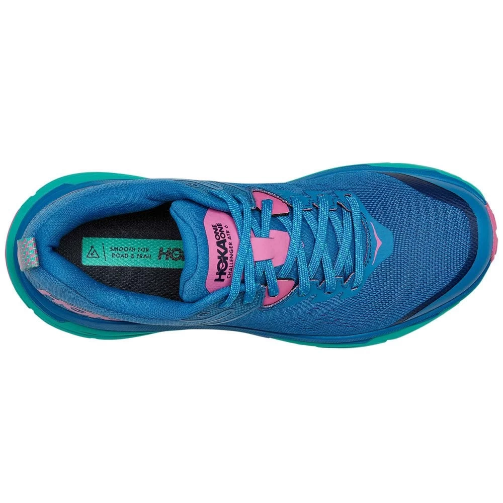 Hoka Challenger ATR 6 Womens Trail Running Shoes Vallarta Blue/Atlantis 2 Hoka Challenger ATR 6 Womens Trail Running Shoes Vallarta Blue/Atlantis - Image 2