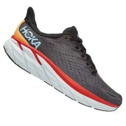 Hoka Clifton 8 Mens Road Running Shoes Anthracite/Castlerock
