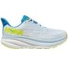 Hoka Clifton 9 Wide 2E Mens Running Shoes Ice Water/Evening Primrose