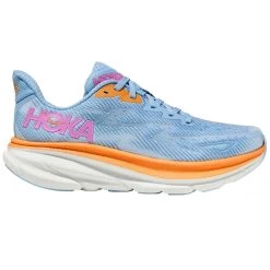Hoka Clifton 9 Wide D Womens Running Shoes Airy Blue/Ice Water