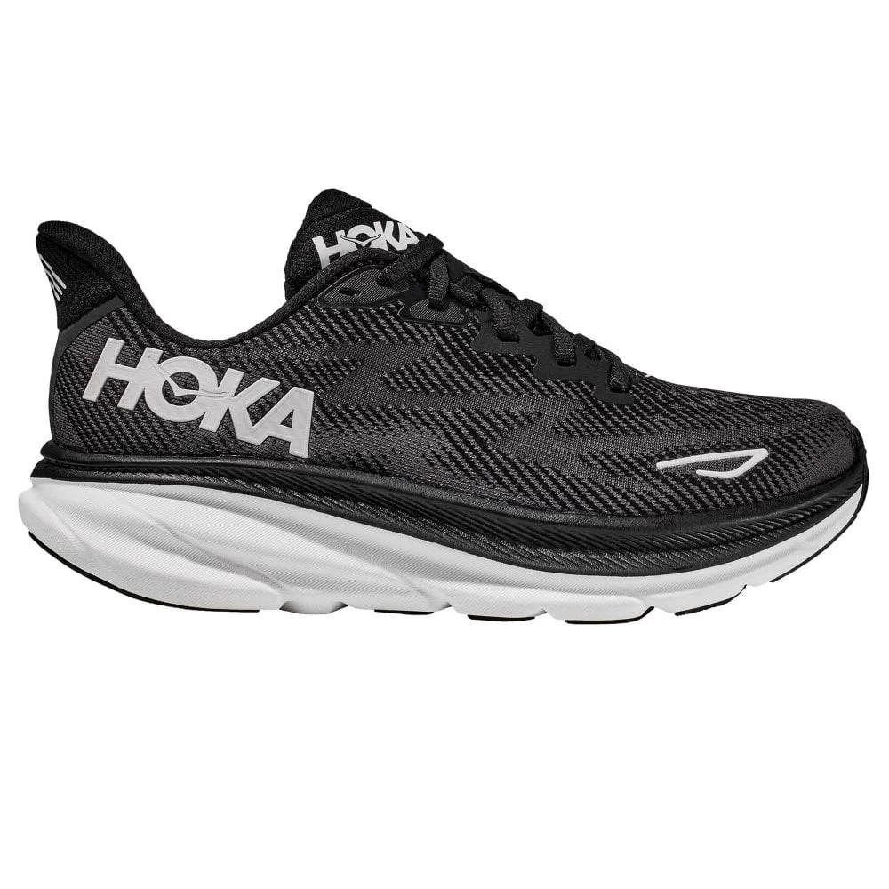 Hoka Clifton 9 Womens Running Shoes Black/White 1 Hoka Clifton 9 Womens Running Shoes Black/White