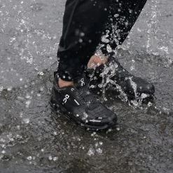 On Cloudflyer Waterproof Womens Road Running Shoes With Support Black & Lunar -Best Shoe Store cloudflyer waterproof womens road running shoes with support black lunar p4716 15338 image