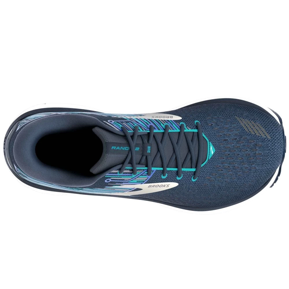 BROOKS Defyance 12 Mens Running Shoes Midnight Blue/Azure Blue/White 3 BROOKS Defyance 12 Mens Running Shoes Midnight Blue/Azure Blue/White - Image 3