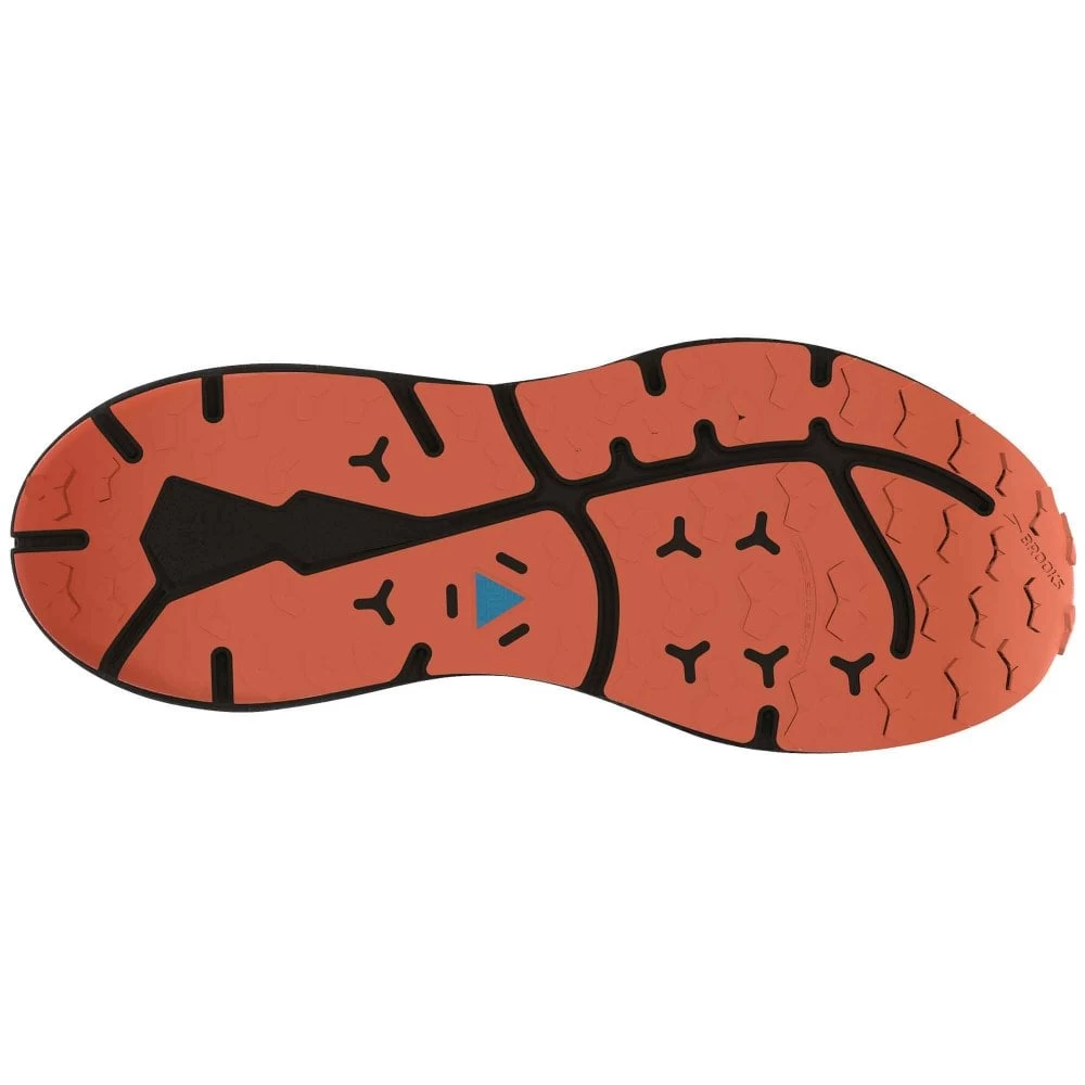 BROOKS Divide 4 GTX Mens Waterproof Trail Running Shoes Black/Firecracker/Blue 3 BROOKS Divide 4 GTX Mens Waterproof Trail Running Shoes Black/Firecracker/Blue - Image 3