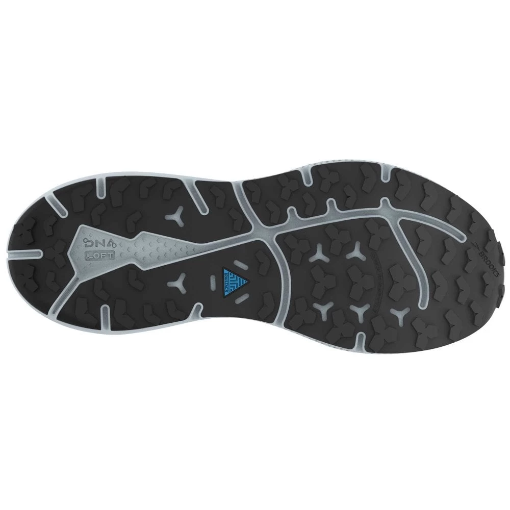 BROOKS Divide 4 Mens Trail Running Shoes Blue/Navy/Firecracker 3 BROOKS Divide 4 Mens Trail Running Shoes Blue/Navy/Firecracker - Image 3