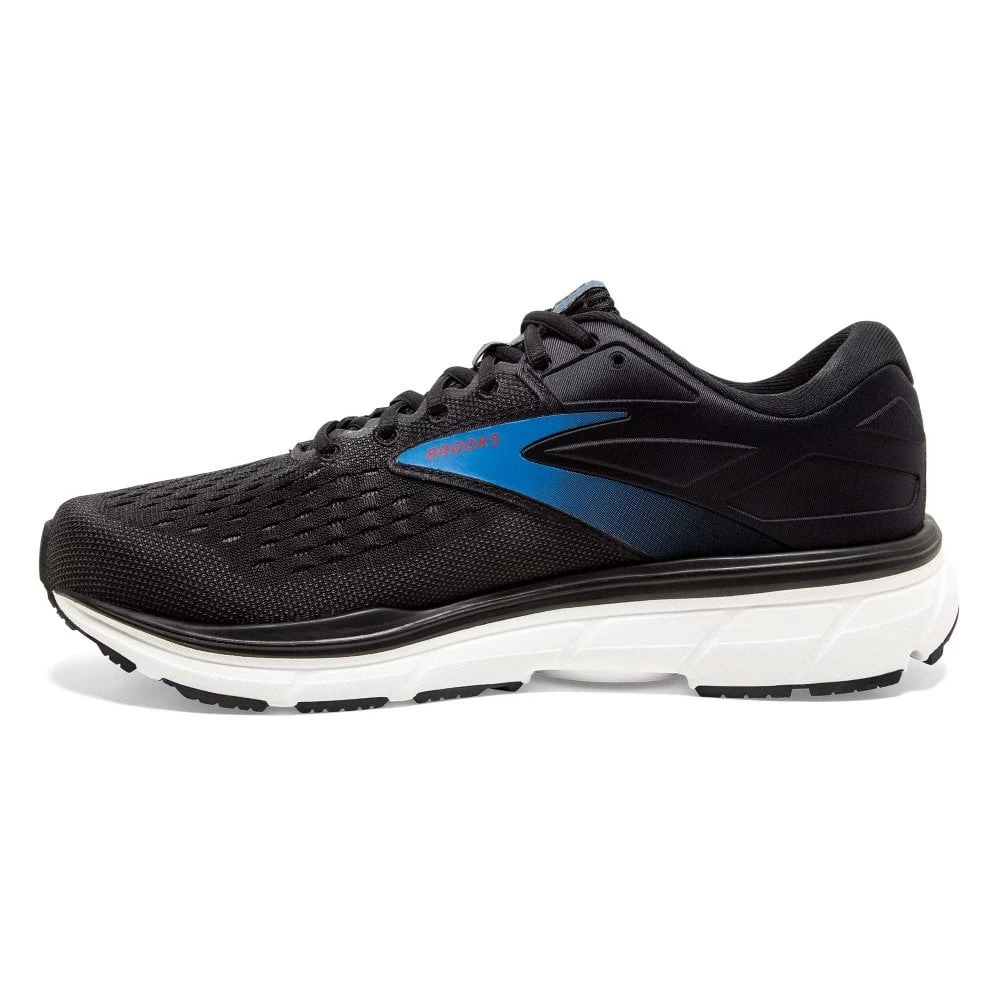 BROOKS Dyad 11 Wide 2E Mens Running Shoes Black/Ebony/Blue 4 BROOKS Dyad 11 Wide 2E Mens Running Shoes Black/Ebony/Blue - Image 4