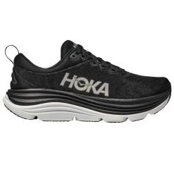 Hoka Gaviota 5 Wide Mens Running Shoes Black/White