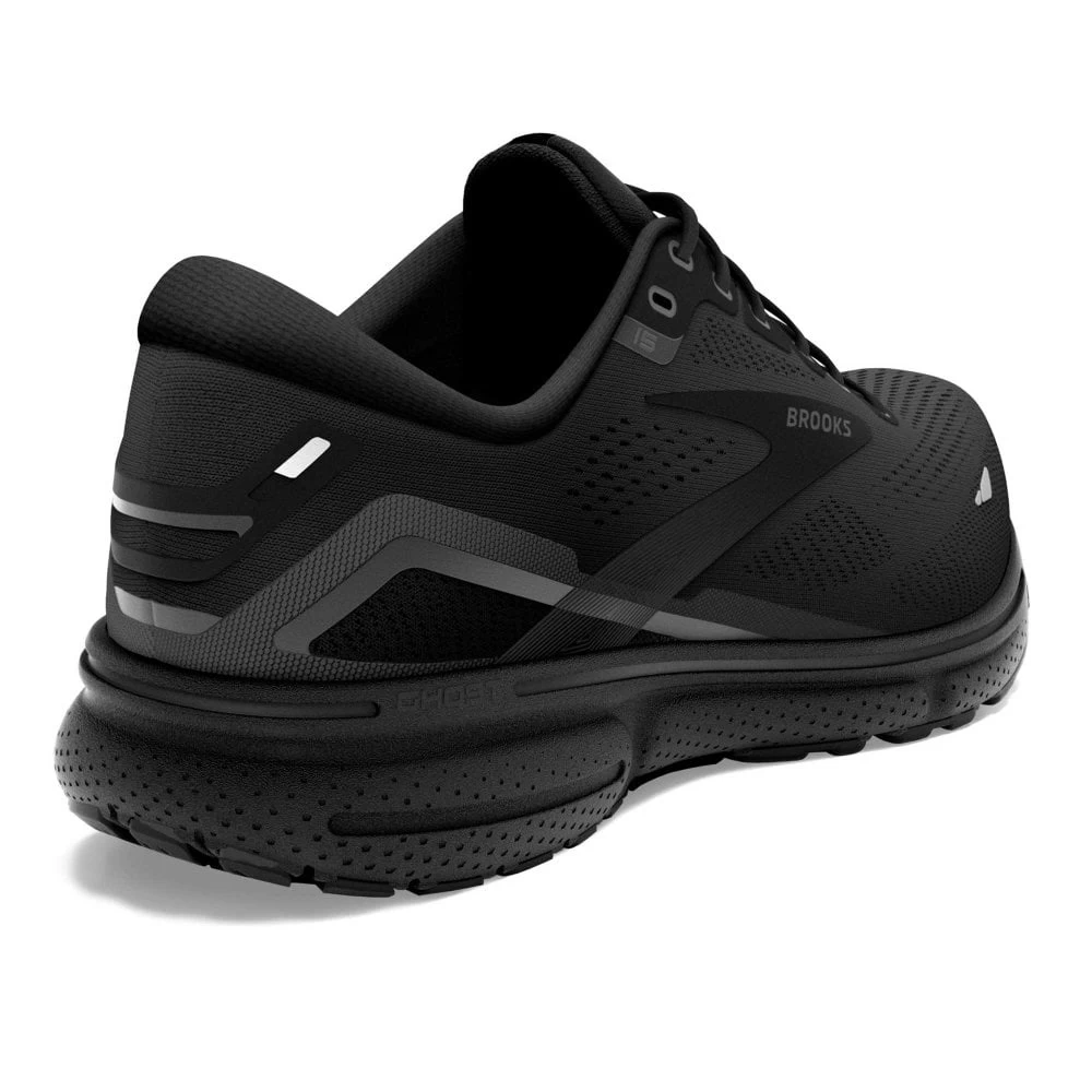 BROOKS Ghost 15 Extra Wide 4E Mens Running Shoes Black/Black/Ebony 2 BROOKS Ghost 15 Extra Wide 4E Mens Running Shoes Black/Black/Ebony - Image 2