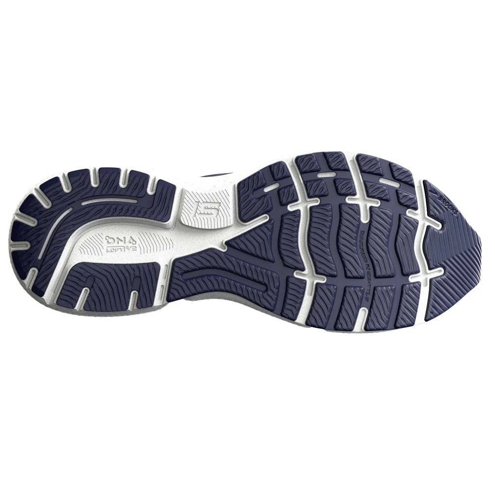 BROOKS Ghost 15 Wide 2E Mens Running Shoes Peacoat/Blue/Orange Pop 3 BROOKS Ghost 15 Wide 2E Mens Running Shoes Peacoat/Blue/Orange Pop - Image 3