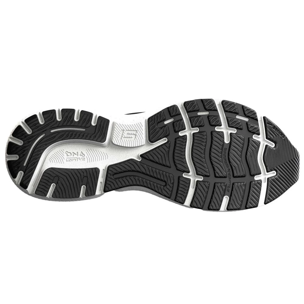 BROOKS Ghost 15 Wide D Womens Running Shoes Black/Blackened Pearl/White 4 BROOKS Ghost 15 Wide D Womens Running Shoes Black/Blackened Pearl/White - Image 4