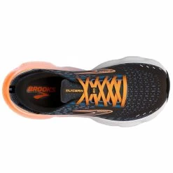 BROOKS Glycerin 20 Wide 2E Mens Running Shoes Black/Classic Blue/Orange -Best Shoe Store glycerin 20 wide 2e mens running shoes black classic blue orange p8163 32308 image
