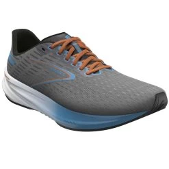BROOKS Hyperion Mens Running Shoes Grey/Atomic Blue/Scarlet