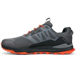 Altra Lone Peak ALL-WTHR Low 2 Mens Trail Running Shoes Grey/Orange -Best Shoe Store lone peak all wthr low 2 mens trail running shoes grey orange p7852 31068 image