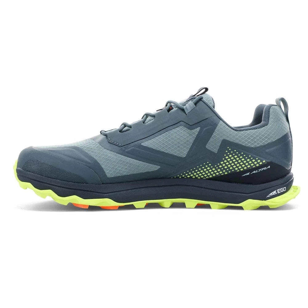 Altra Lone Peak ALL-WTHR Low Mens Trail Running Shoes Grey/Lime 4 Altra Lone Peak ALL-WTHR Low Mens Trail Running Shoes Grey/Lime - Image 4
