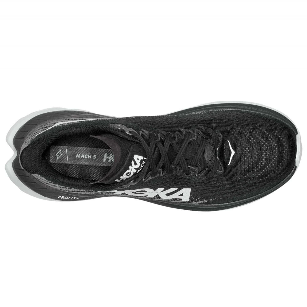 Hoka Mach 5 Womens Running Shoes Black/Castlerock 3 Hoka Mach 5 Womens Running Shoes Black/Castlerock - Image 3