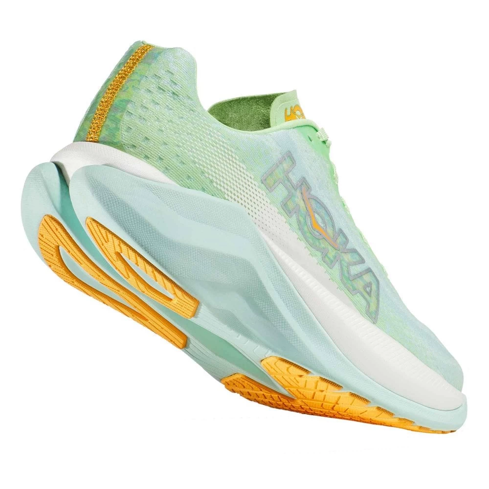 Hoka Mach X Womens Running Shoes Glow/Sunlit Ocean 2 Hoka Mach X Womens Running Shoes Glow/Sunlit Ocean - Image 2