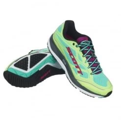 Scott Palani Support Womens Road Running Shoes With SUPPORT Green/Purple