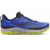 Saucony Peregrine 12 Mens Trail Running Shoes Blue Raz/Acid