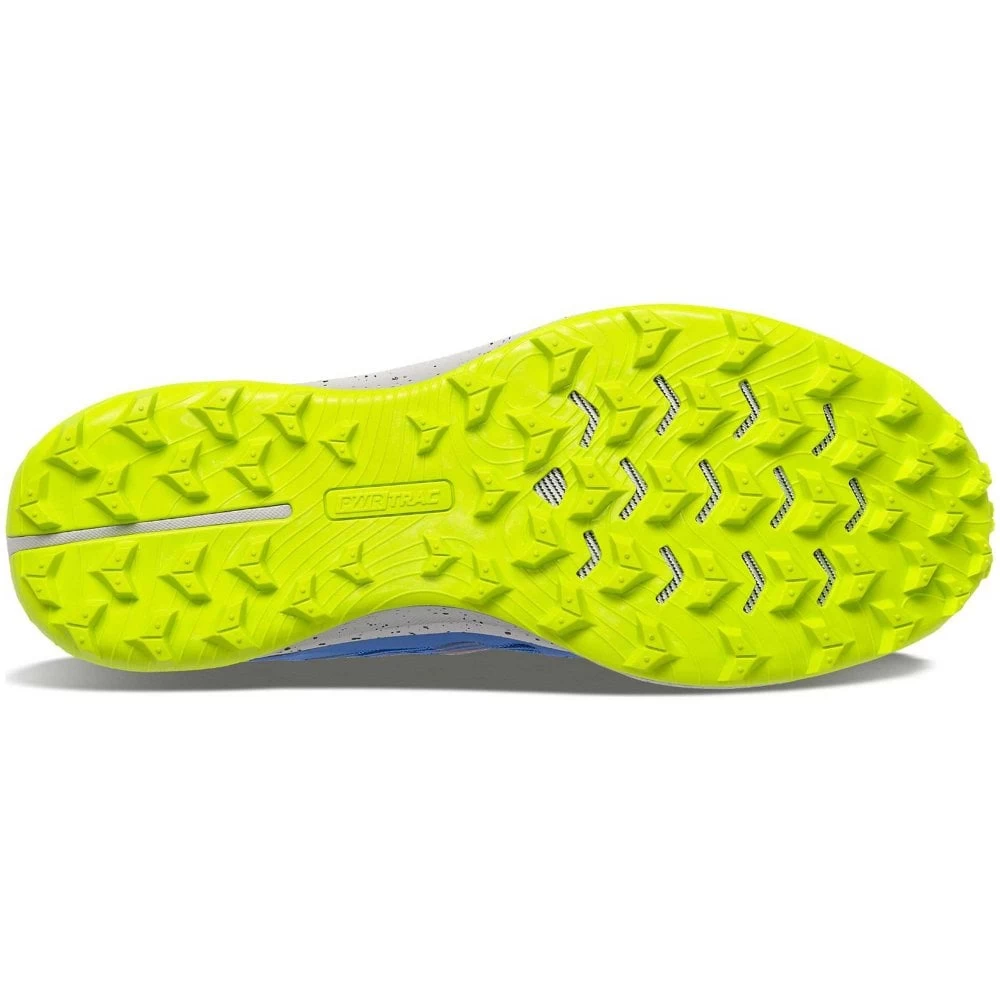 Saucony Peregrine 12 Mens Trail Running Shoes Blue Raz/Acid 2 Saucony Peregrine 12 Mens Trail Running Shoes Blue Raz/Acid - Image 2