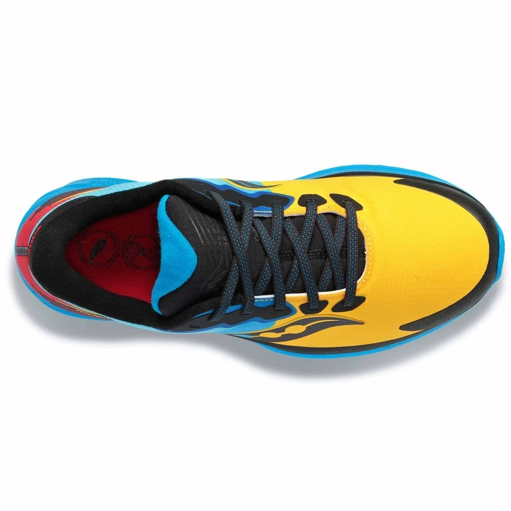 Saucony Ride 14 RUNSHIELD Mens All-Weather Road Running Shoes Solar Chill 2 Saucony Ride 14 RUNSHIELD Mens All-Weather Road Running Shoes Solar Chill - Image 2