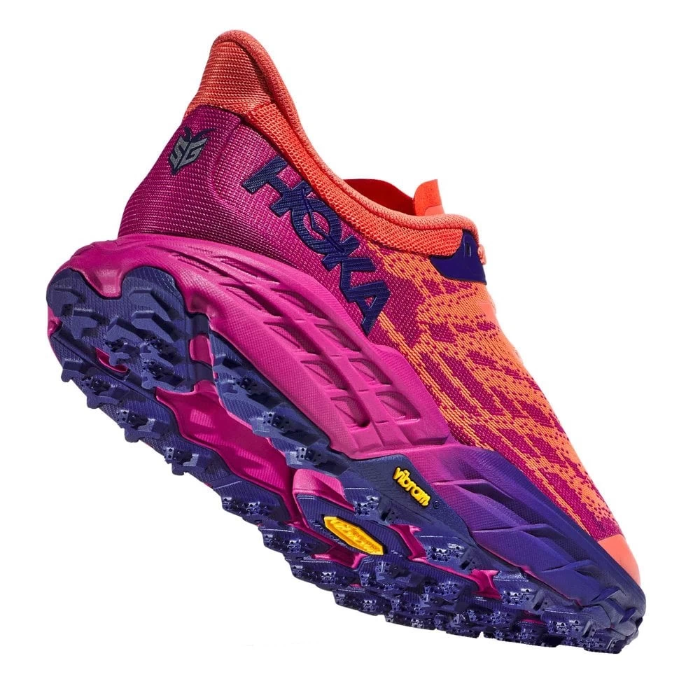 Hoka Speedgoat 5 Wide D Womens Trail Running Shoes Festival Fuschia/Camellia 2 Hoka Speedgoat 5 Wide D Womens Trail Running Shoes Festival Fuschia/Camellia - Image 2