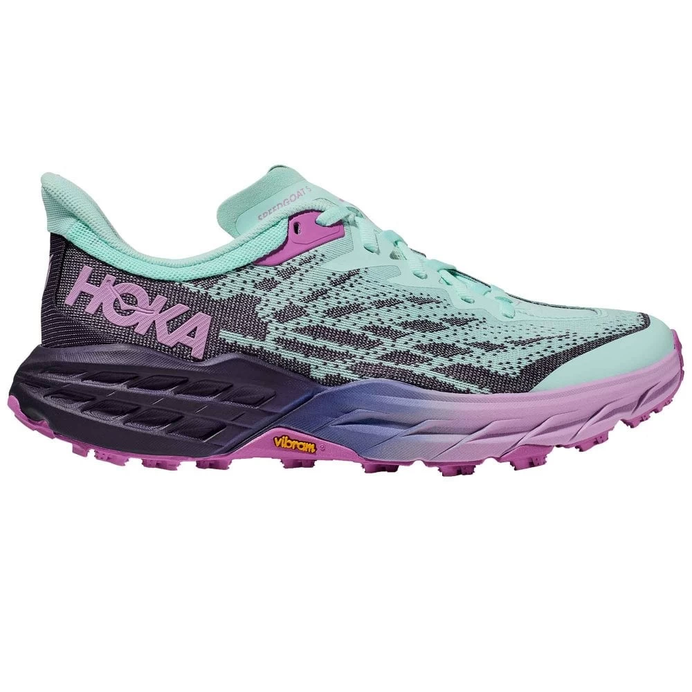 Hoka Speedgoat 5 Wide D Womens Trail Running Shoes Sunlit Ocean/Night Sky 1 Hoka Speedgoat 5 Wide D Womens Trail Running Shoes Sunlit Ocean/Night Sky
