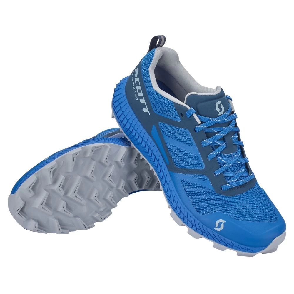 Scott Supertrac 2.0 Mens Trail Running Shoes Blue/Dark Blue 1 Scott Supertrac 2.0 Mens Trail Running Shoes Blue/Dark Blue