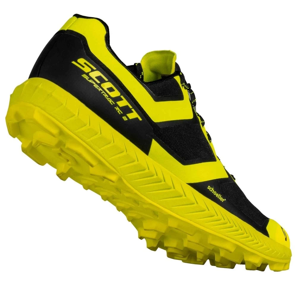 Scott Supertrac RC 2 Mens Trail Running Shoes Black/Yellow 2 Scott Supertrac RC 2 Mens Trail Running Shoes Black/Yellow - Image 2