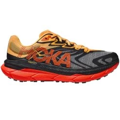 Hoka Tecton X 2 Mens Trail Running Shoes Black/Flame