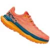 Hoka Tecton X Womens Trail Running Shoes Camellia/Blue Coral