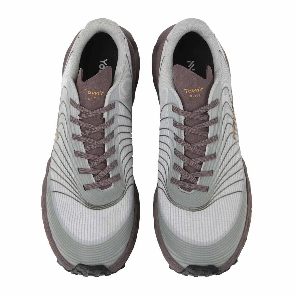 Tomir Mens Trail Running Shoes Grey/Purple 4 Tomir Mens Trail Running Shoes Grey/Purple - Image 4