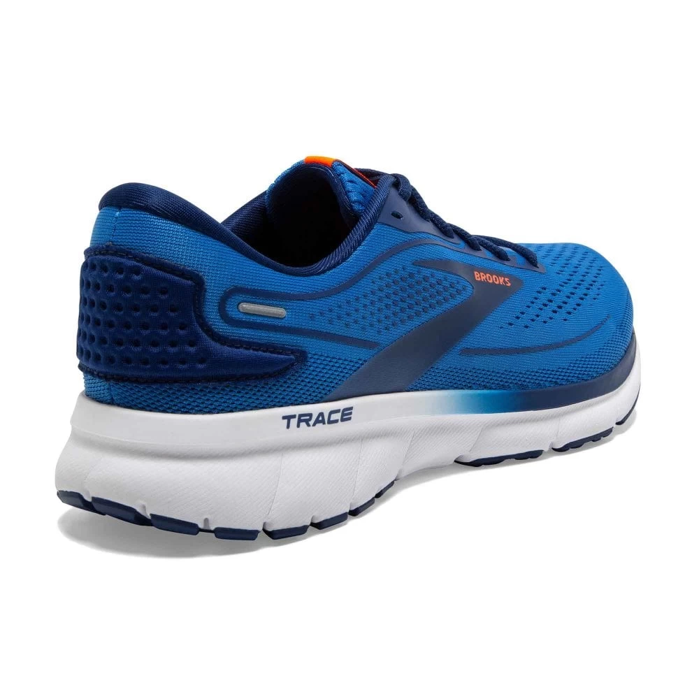 BROOKS Trace 2 Mens Running Shoes Palace Blue/Blue Depths/Orange 2 BROOKS Trace 2 Mens Running Shoes Palace Blue/Blue Depths/Orange - Image 2