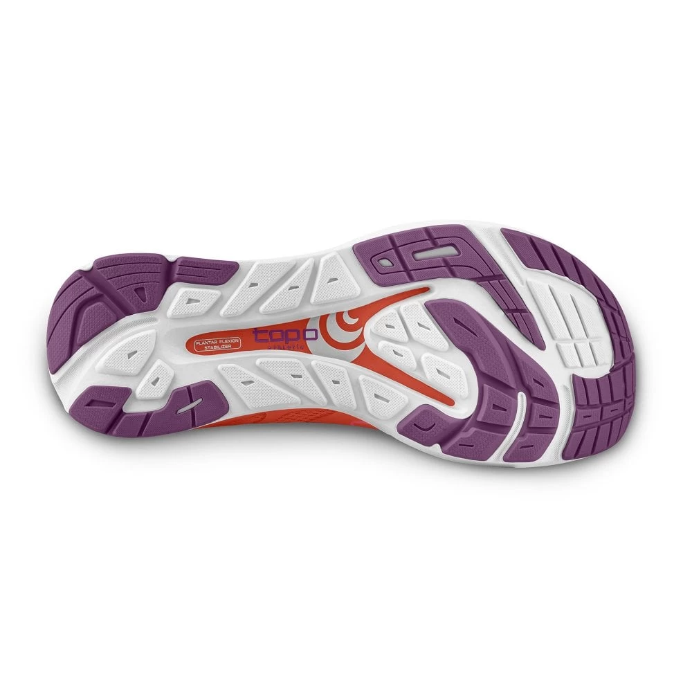 Topo Athletic Zephyr Womens Running & Racing Shoes Salmon/White 2 Topo Athletic Zephyr Womens Running & Racing Shoes Salmon/White - Image 2